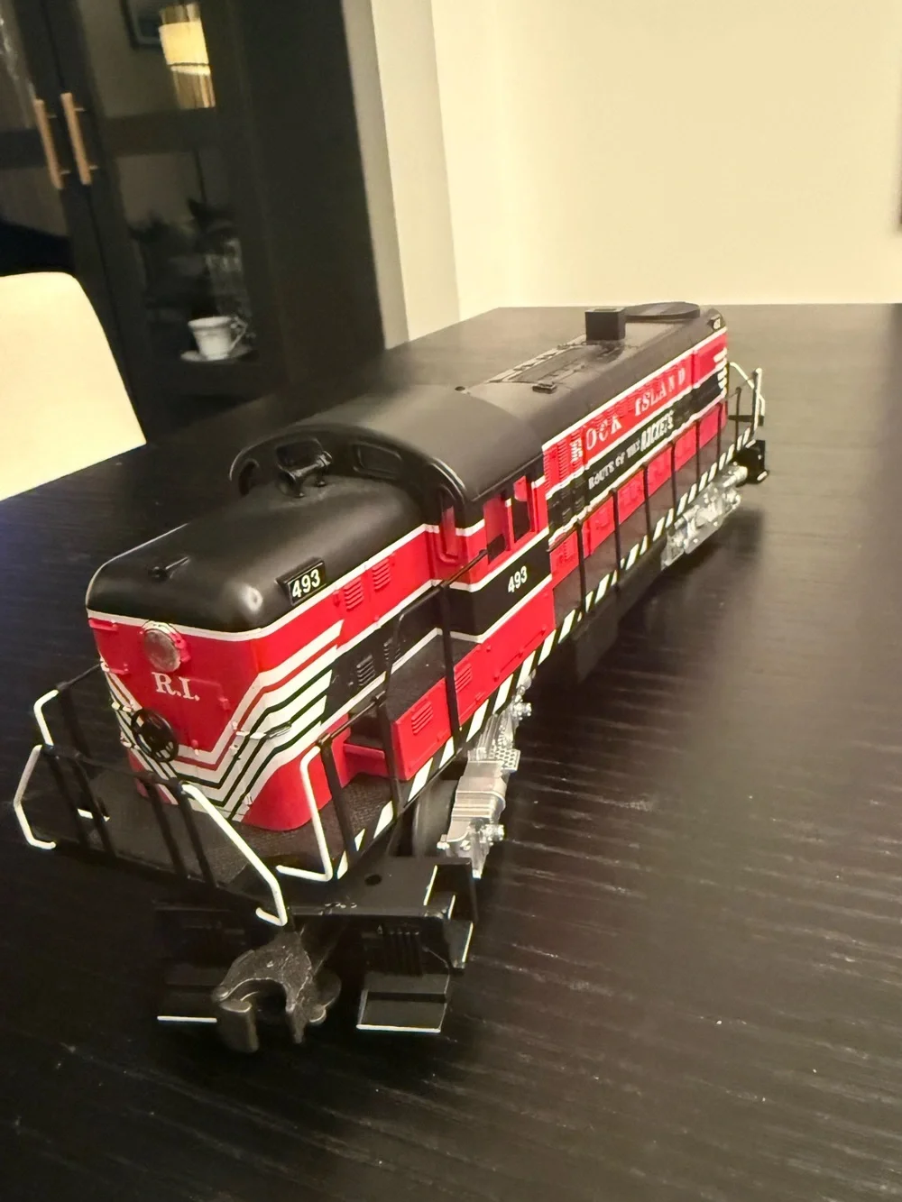 NIB Rail King Rock Island RS-3 Diesel Engine with Loco Sound Model Train